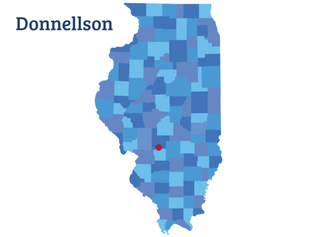 Donnellson, IL – Population 208
